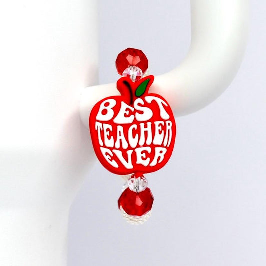 Best Teacher Ever Tumbler Handle Bracelet