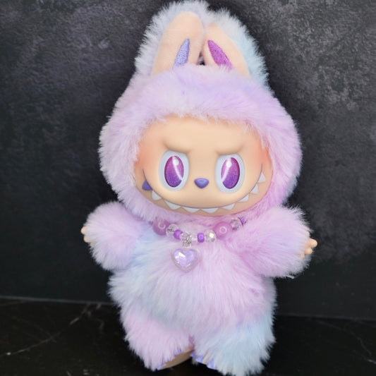 Lavender Dream Mini Necklace for Labubu Dolls