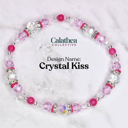 Pink Crystal Romance Bracelet Collection