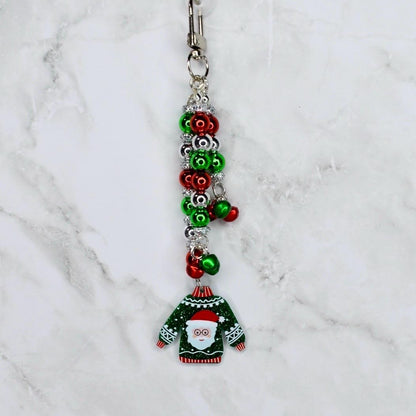 Ugly Christmas Sweater Tumbler Handle Charm