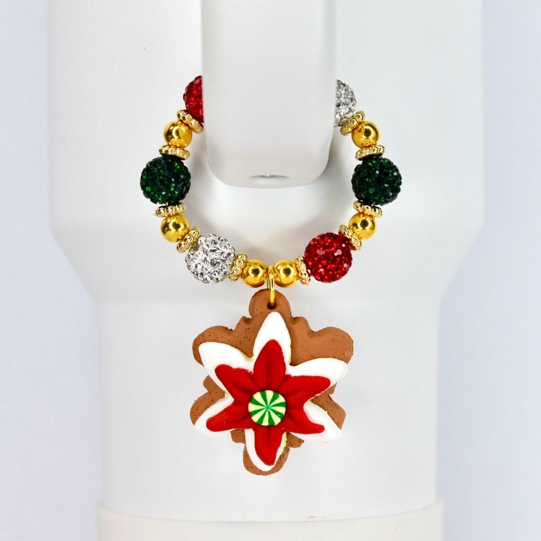 Gingerbread Cookie Tumbler Handle Bracelet Collection - Individual Handle Bracelets