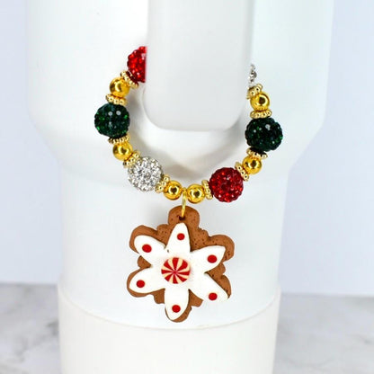 Gingerbread Cookie Tumbler Handle Bracelet Collection - Individual Handle Bracelets
