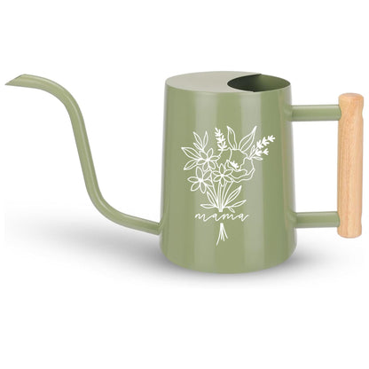 Personalized Floral Bouquet Watering Can with Custom Name or Word