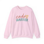 Endo Warrior Sweatshirt | Endometriosis Awareness, Heart Script Design
