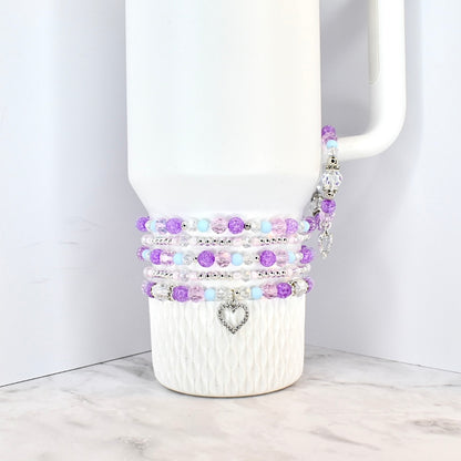 Powder Pink Heart Bracelet Collection