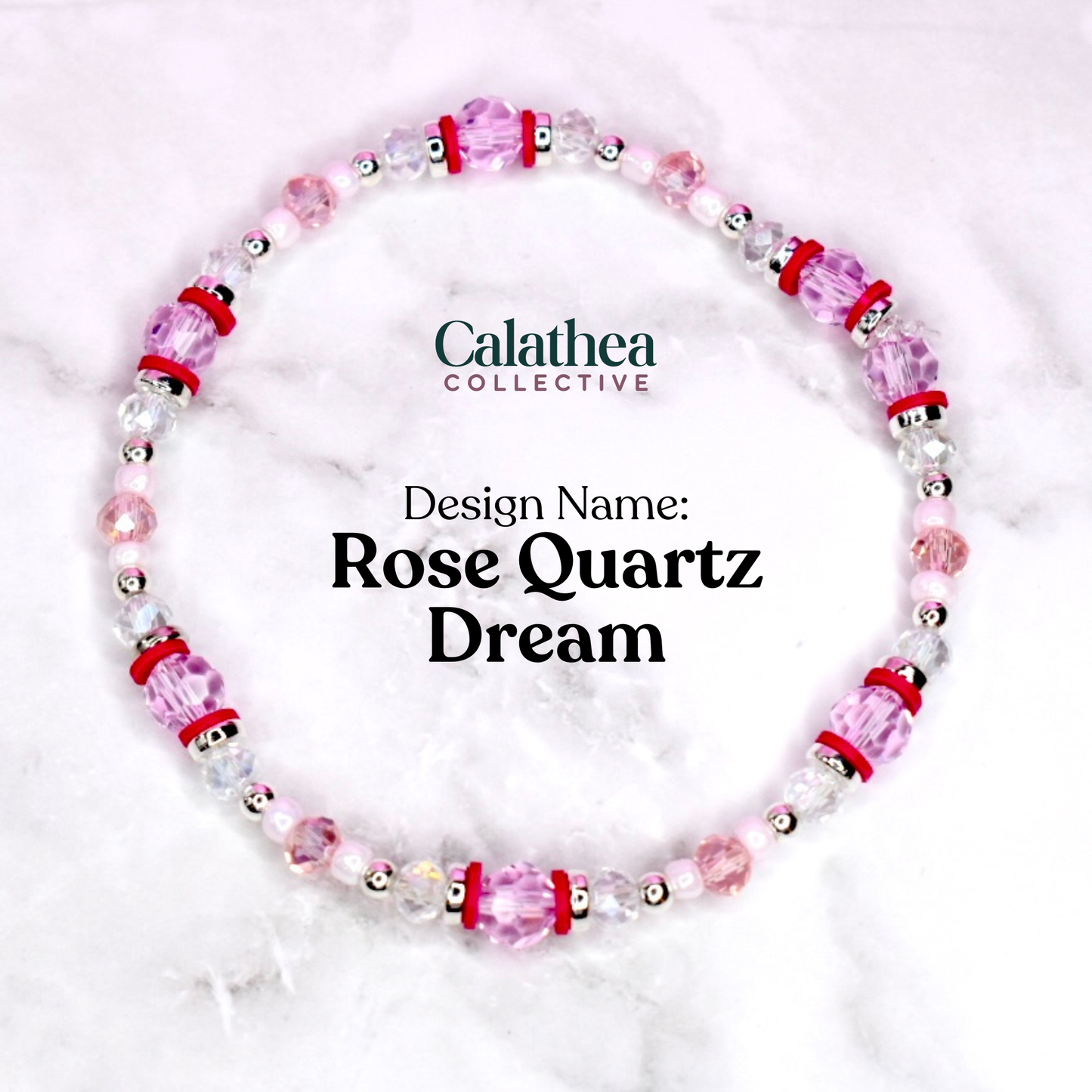Pink Crystal Romance Bracelet Collection