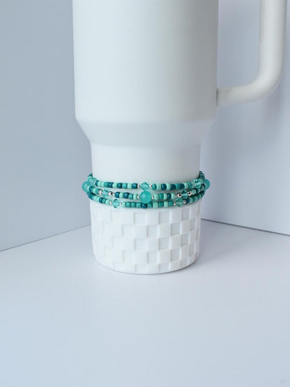 Turquoise Ocean Breeze Bracelet Stack - 3 Piece Set