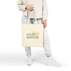 Endo Warrior Tote Bag | Endometriosis Awareness Cotton Canvas Tote