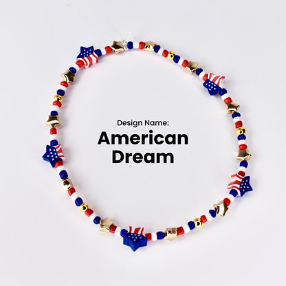 Red, White & Blue Patriotic Bracelet Collection - Mix & Match