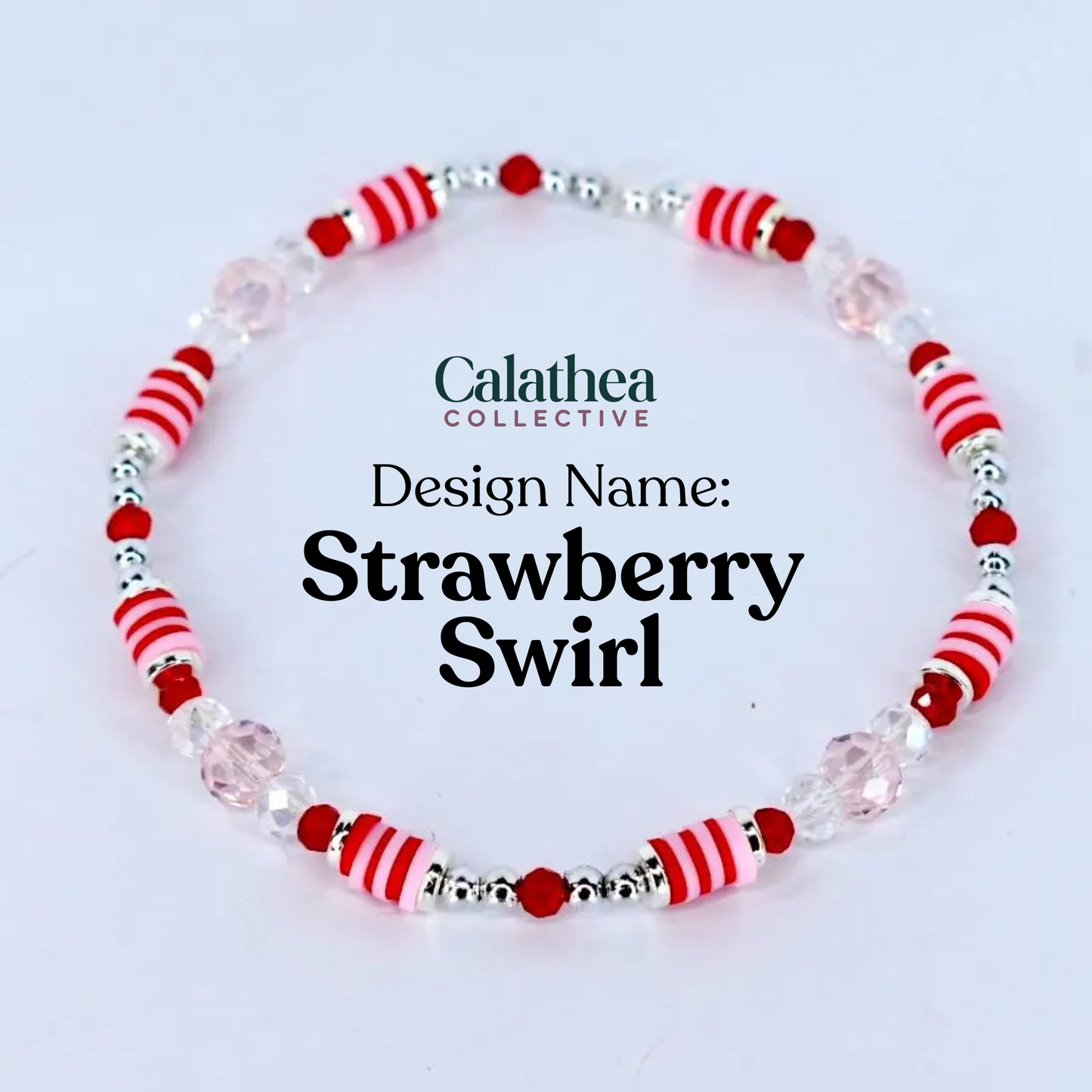 Peppermint Strawberry Twist Bracelet Collection