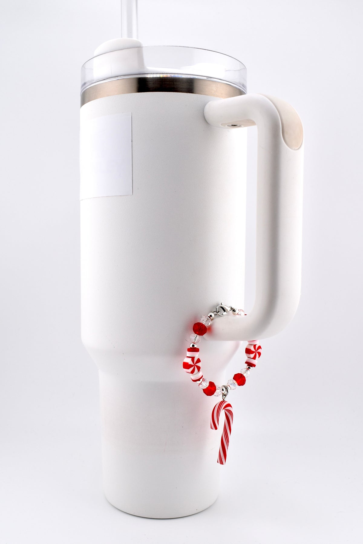 Candy Cane Tumbler Handle Charm