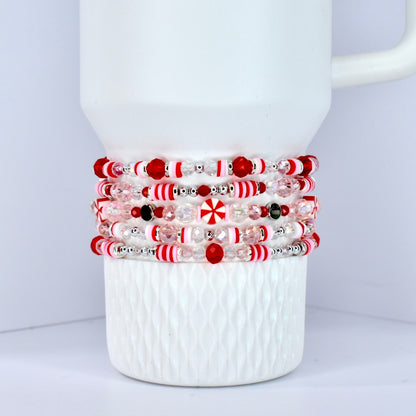 Peppermint Strawberry Twist Bracelet Collection