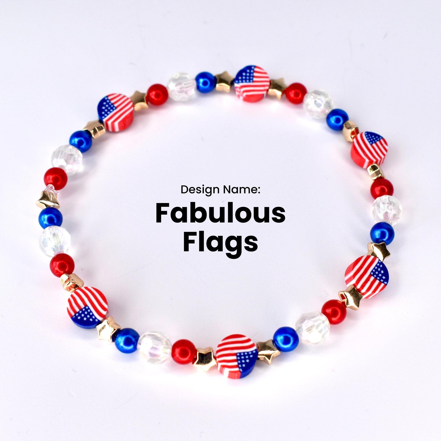 Red, White & Blue Patriotic Bracelet Collection - Mix & Match