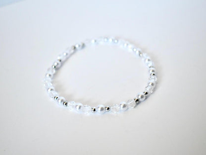 Seafoam Sparkle Bracelet Stack - 5 Piece Set