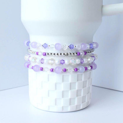 Lavender Dreams Bracelet Stack - 4 Piece Set