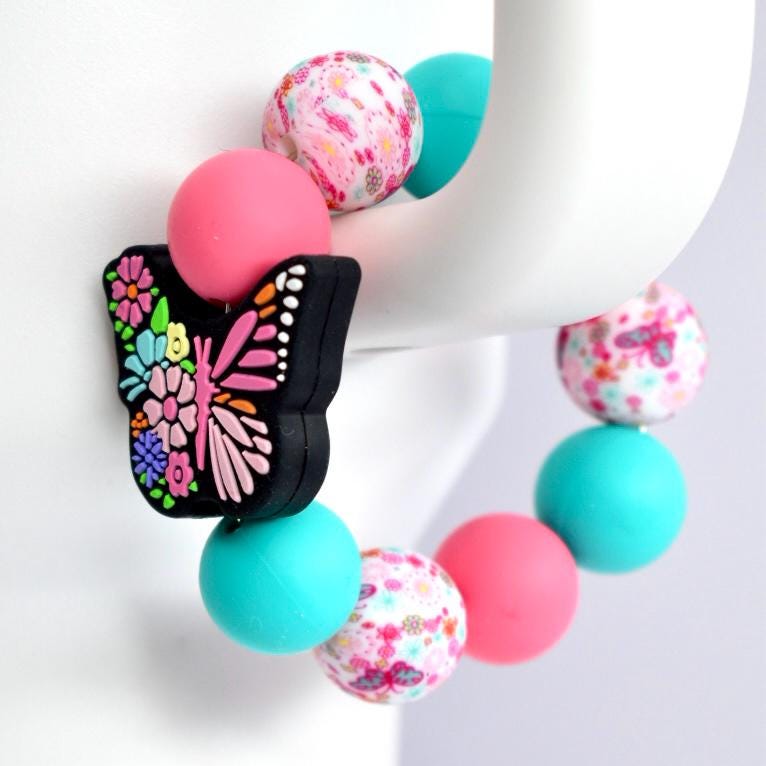 Butterfly Tumbler Handle Charm