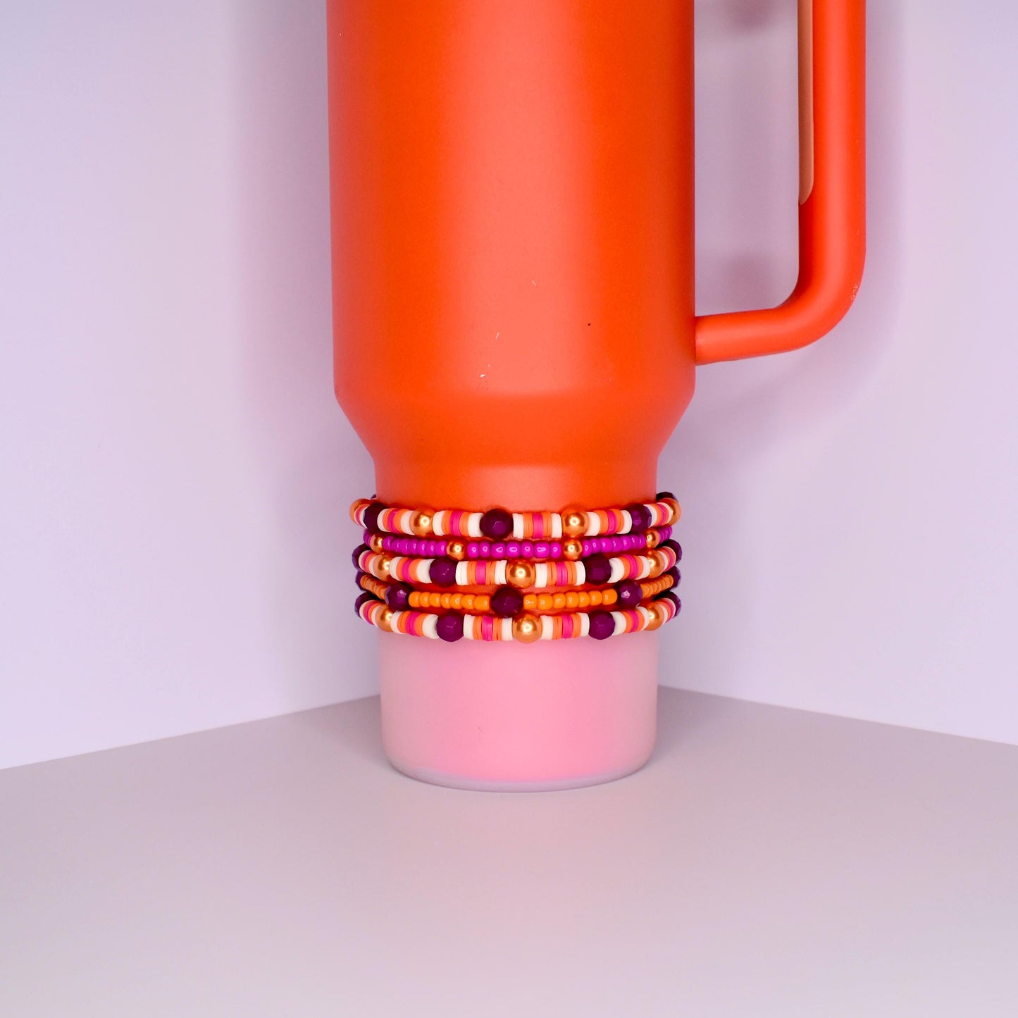 Orange and Purple Sunset Bracelet Collection