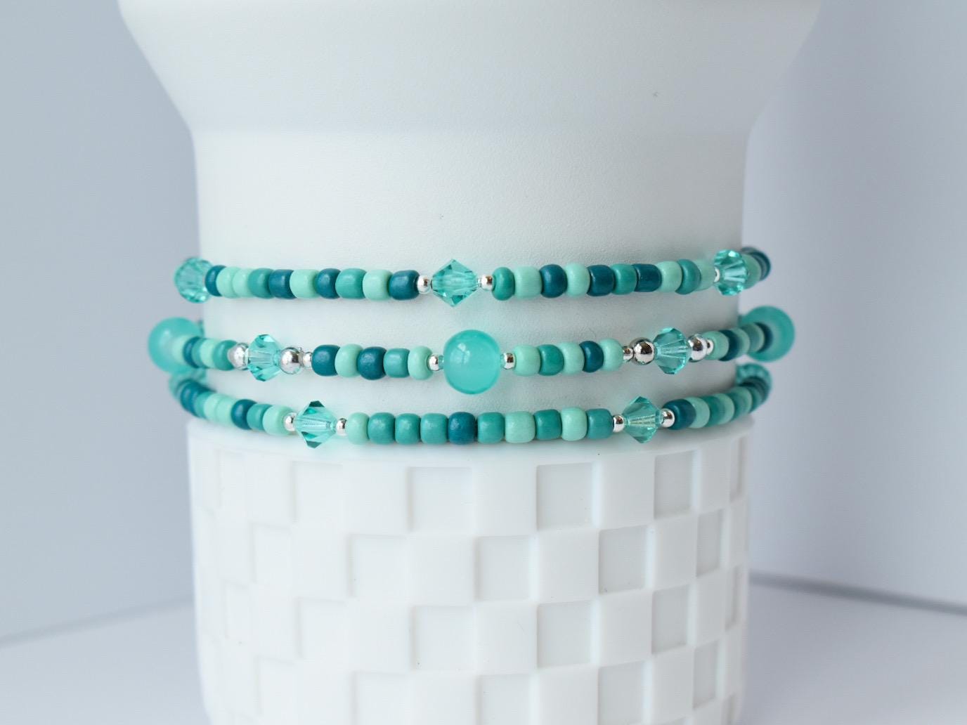 Turquoise Ocean Breeze Bracelet Stack - 3 Piece Set