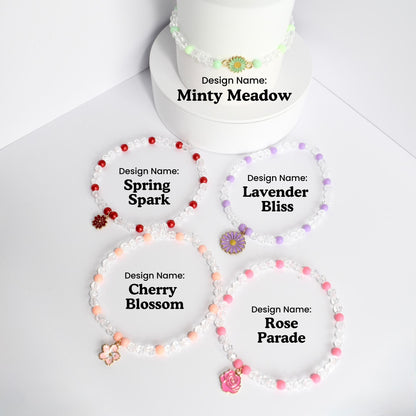 Flower Garden Charm Bracelet Collection