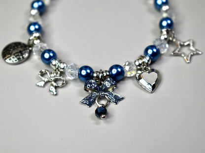 Starry Disco Charm Necklace for Labubu Dolls