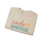 Endo Warrior Sweatshirt | Endometriosis Awareness, Heart Script Design