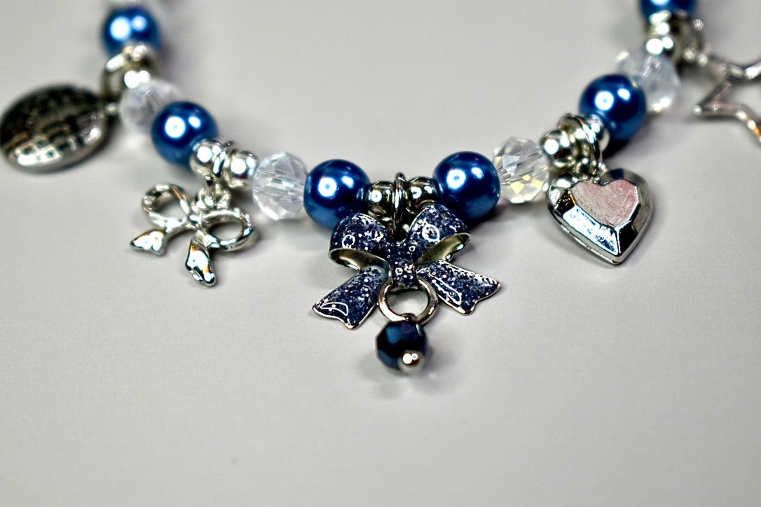 Starry Disco Charm Necklace for Labubu Dolls