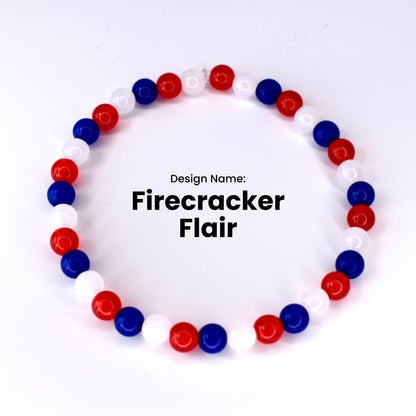 Red, White & Blue Patriotic Bracelet Collection - Mix & Match