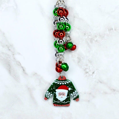 Ugly Christmas Sweater Tumbler Handle Charm