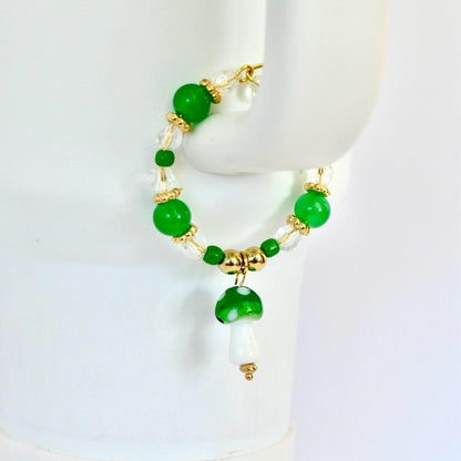 Mushroom Charm Tumbler Handle Bracelet