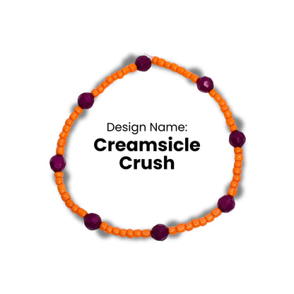 Orange and Purple Sunset Bracelet Collection