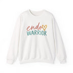 Endo Warrior Sweatshirt | Endometriosis Awareness, Heart Script Design