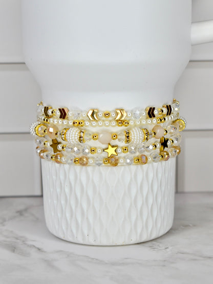 Starlight Shimmer Bracelet Collection - 5 Piece Set