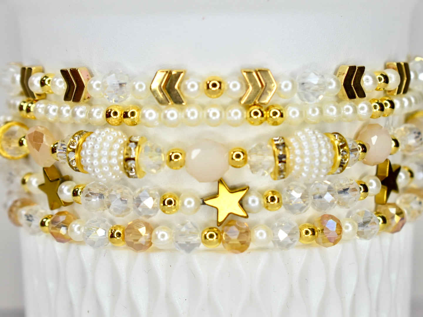 Starlight Shimmer Bracelet Collection - 5 Piece Set