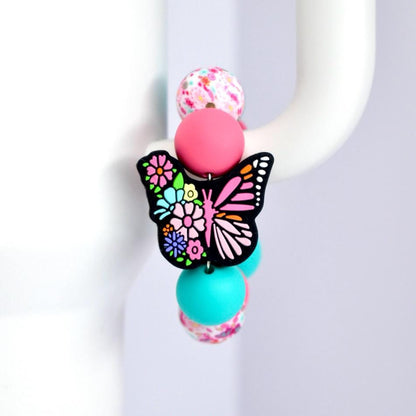 Butterfly Tumbler Handle Charm