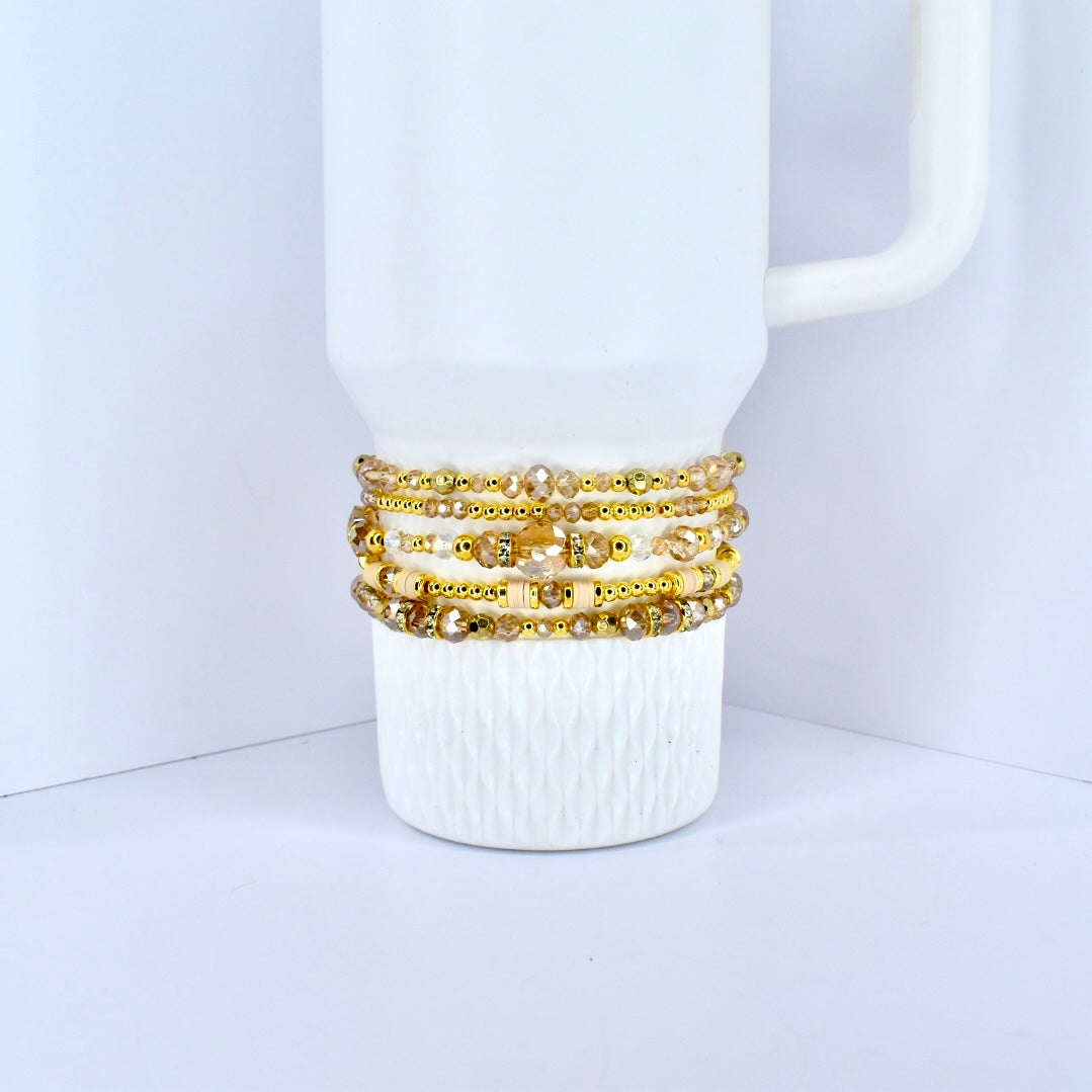 Bubbly Collection - Mix & Match Prosecco Shimmer Individual Bracelets