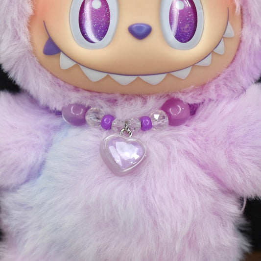 Lavender Dream Mini Necklace for Labubu Dolls