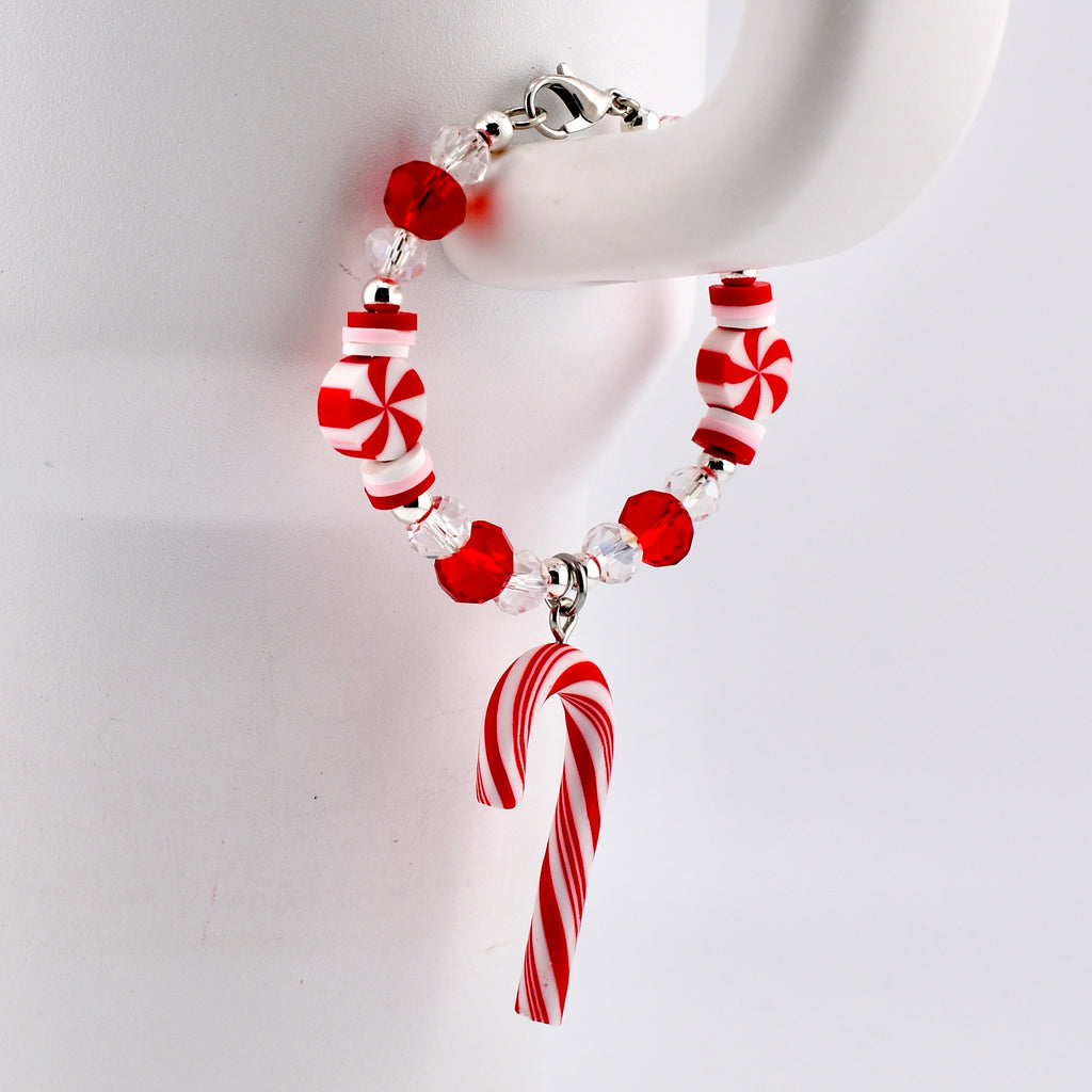 Candy Cane Tumbler Handle Charm