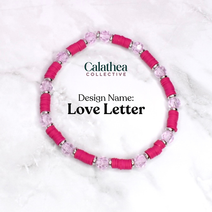 Pink Crystal Romance Bracelet Collection