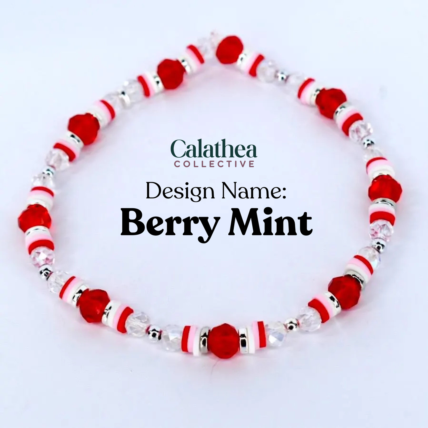 Peppermint Strawberry Twist Bracelet Collection