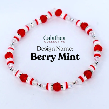 Peppermint Strawberry Twist Bracelet Collection