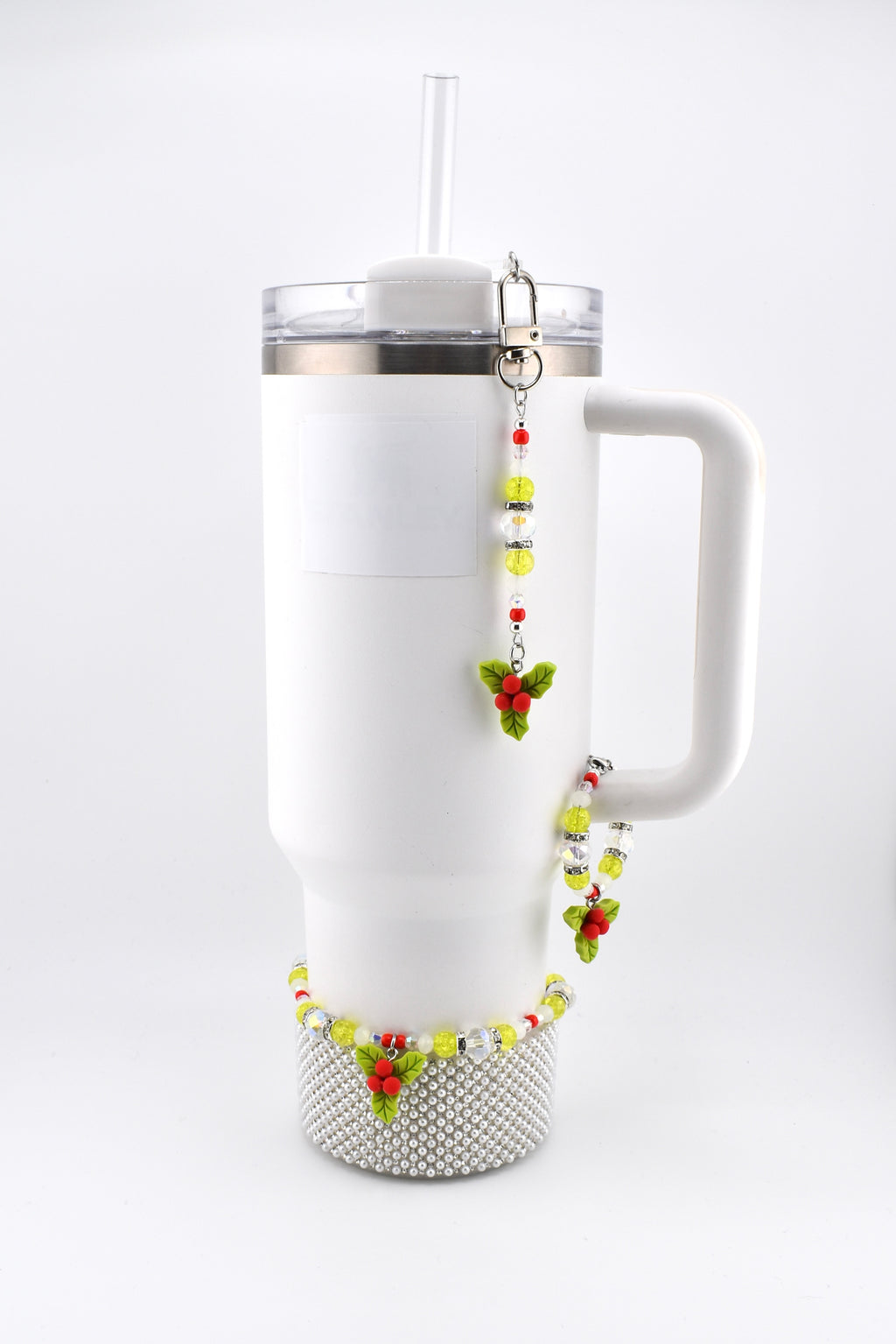 Christmas Holly Tumbler Accessory Bundle