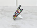 Butterfly Rhinestone Straw Charm