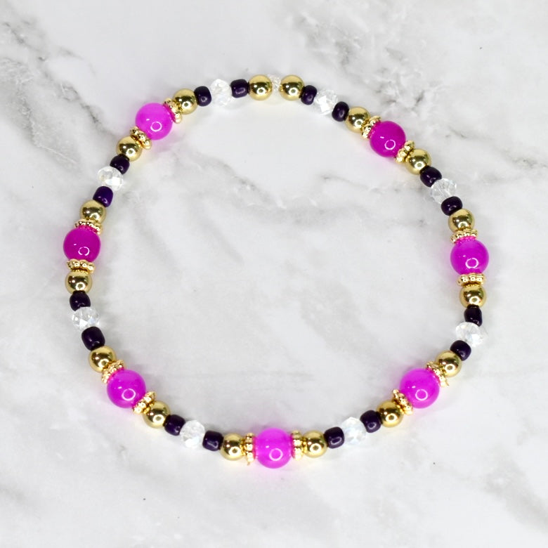 Day of the Dead Sugar Skull Bracelet Stack - 5 Piece Set