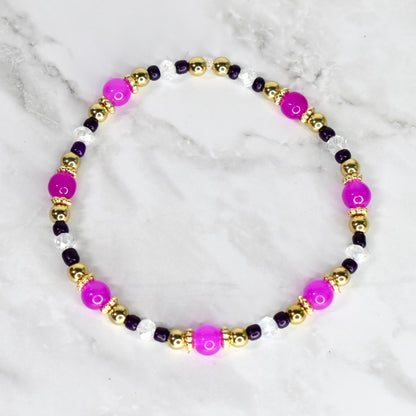 Day of the Dead Sugar Skull Bracelet Stack - 5 Piece Set