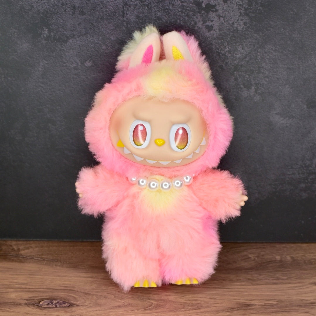 Simple Faux Pearl Necklace for Labubu