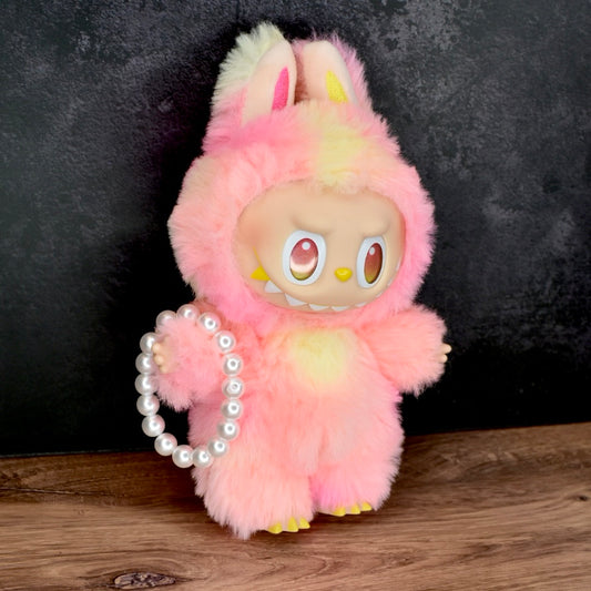 Simple Faux Pearl Necklace for Labubu