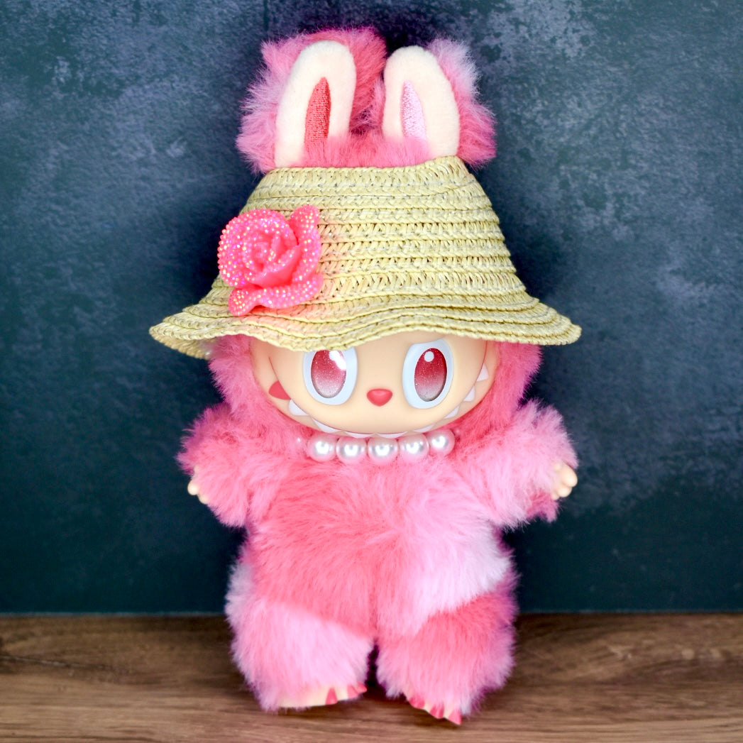 Simple Faux Pearl Necklace for Labubu