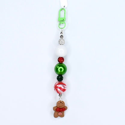 Gingerbread Cookie Straw Charm Collection - Individual Tumbler Straw Charms