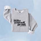 SPORT GRAY — Oh So Cycle Branded Crewneck Sweatshirt