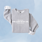 SPORT GRAY — Oh So Cycle Branded Crewneck Sweatshirt